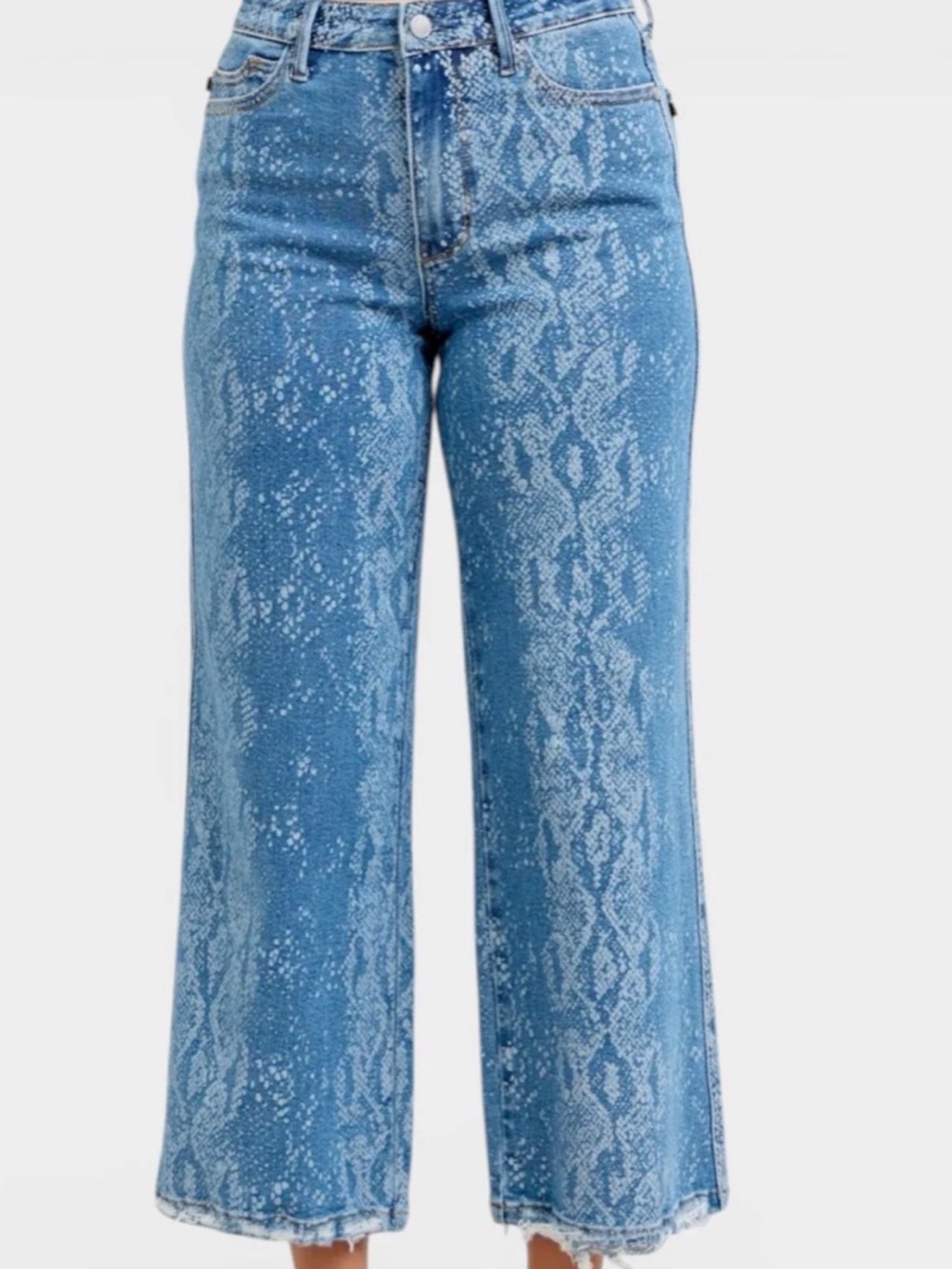Judy Blue Snake Print Jeans